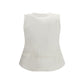 Sacai White Cotton Waistcoat