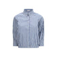 Brunello Cucinelli Blue Cotton Shirt