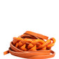 Scervino Street Orange Leather Chain Waist Metal Buckle Belt