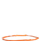 Scervino Street Orange Leather Chain Waist Metal Buckle Belt