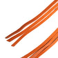 Scervino Street Orange Leather Chain Waist Metal Buckle Belt
