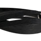 Dolce & Gabbana Black Exotic Leather Silver Metal Buckle Belt