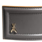 Patrizia Pepe Gray Genuine Leather Square Silver Metal Buckle Belt