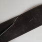 Versace Beige Suede Leather Silver Metal Buckle Belt