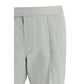Brioni White Linen Casual Pants