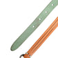 Scervino Street Brown Leather Silver Tone Buckle Waist Belt