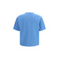 Prada Blue Cotton T-Shirt