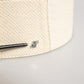 GF Ferre Off White Waxed Cotton Wide Fashion Waistband Belt
