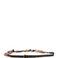 Cavalli Class Multicolor Floral Wide Waist Gold Metal Buckle Cintura Belt