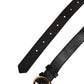 Cavalli Class Multicolor Floral Wide Waist Gold Metal Buckle Cintura Belt