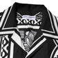 Dolce & Gabbana Black Silk Logo Print Short Sleeves Shirt