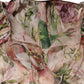 Dolce & Gabbana Multicolor Floral Silk Layered Maxi Dress
