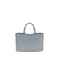 Valentino Garavani Blue Calf Leather Bos Taurus Shoulder Bag
