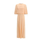 Forte_Forte Orange Viscose Casual Dress