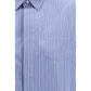 Sacai Blue Cotton Pattern Shirt