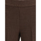 Avenue Montaigne Brown Polyester Casual Pants