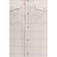 God's True Cashmere White Cashmere Pattern Shirt