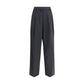 The Latest Black Polyester Casual Pants