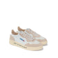 Autry White Goatskin Sneakers