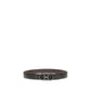 Ferragamo Black Calf Leather Bos Taurus Regular Belt