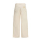 Valentino Garavani Beige Cotton Casual Pants