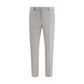 PT Torino Gray Wool Oves Aries Dress Pants