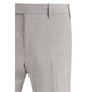 PT Torino Gray Wool Oves Aries Dress Pants