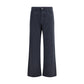 Miu Miu Blue Cotton Flared Jeans