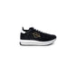 Love Moschino Black Leather Low Top Sneakers