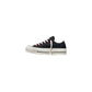 Converse Black Fabric Platform Sneakers