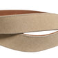 GF Ferre Men Beige Canvas Silver Metal Buckle Cintura Belt