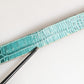 Scervino Street Women Green Leather Croco Print Studded Belt