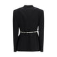 Max Mara Black Triacetate Coat
