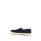 Prada Blue Calf Leather Bos Taurus Slip-On Loafers