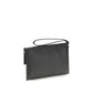 Fendi Black Lamb Ovis Aries Aries Clutch Bag