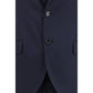 Lardini Blue Wool Two-Piece Suit