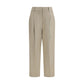 Brunello Cucinelli Beige Linen Casual Pants