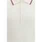 Thom Browne White Cotton Polo Shirt