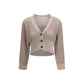 Brunello Cucinelli Beige Cotton Cardigan