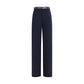 Max Mara Blue Triacetate Dress Pants