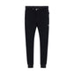 Philipp Plein Black Cotton Joggers (Workout Pants)