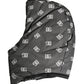 Dolce & Gabbana Black Logo Print Whole Head Wrap Capello Hat