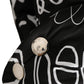 Dolce & Gabbana Black Logo Print Whole Head Wrap Capello Hat