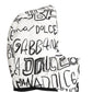 Dolce & Gabbana White Logo Print Whole Head Wrap Capello Hat