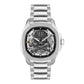 Philipp Plein Gray Stainless Steel Dress Watch