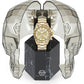 Philipp Plein Gold Stainless Steel Dress Watch