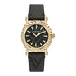 Versace Black Fur Dress Watch