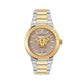 Versace Gold Stainless Steel Dress Watch