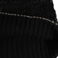 Dolce & Gabbana Black Wool Crystal Embellished Balaclava Hat