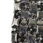 Dolce & Gabbana Black Wool Crystal Embellished Balaclava Hat